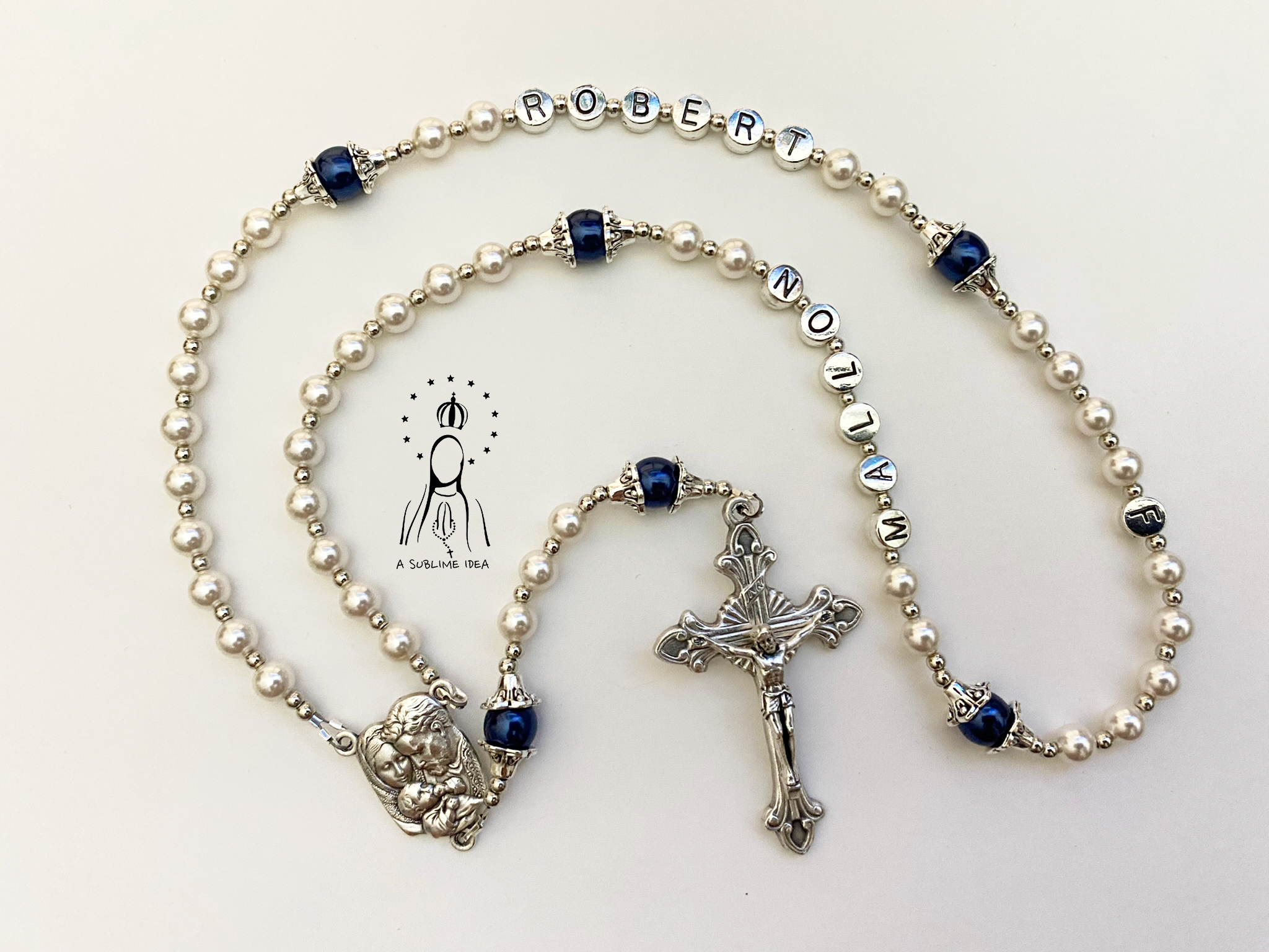 Personalized Rosary with Name | Custom Catholic Rosary – ASUBLIMEIDEA