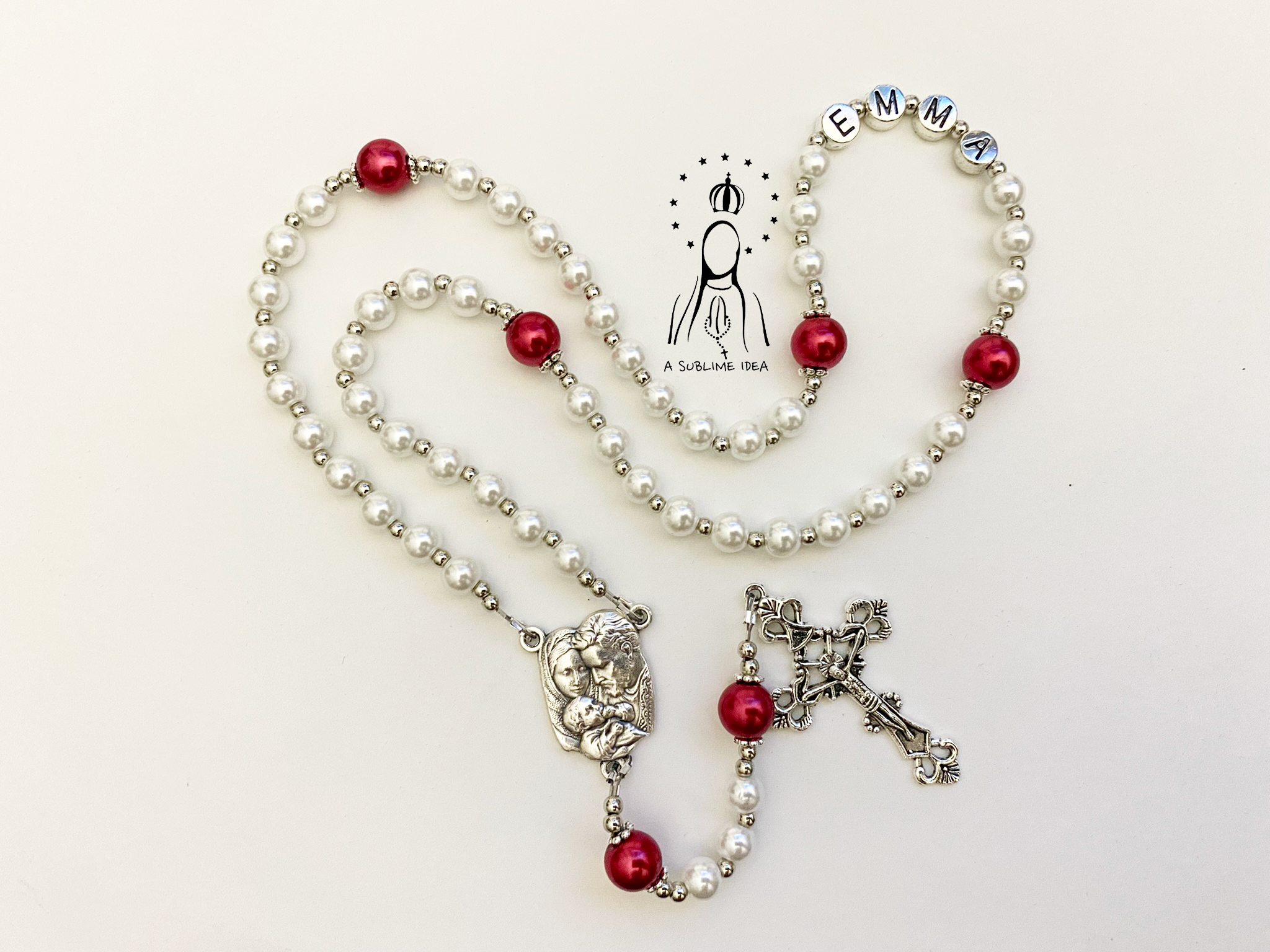 Personalized Rosary with Name | Custom Catholic Rosary – ASUBLIMEIDEA
