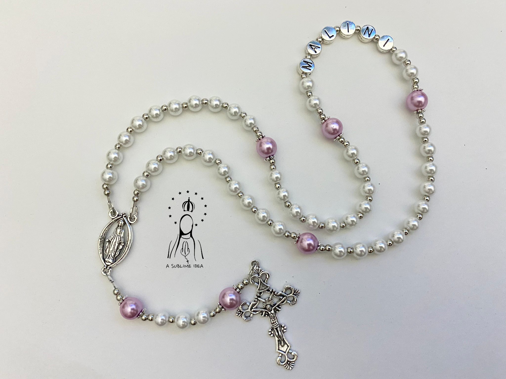 Personalized Rosary with Name | Custom Catholic Rosary – ASUBLIMEIDEA