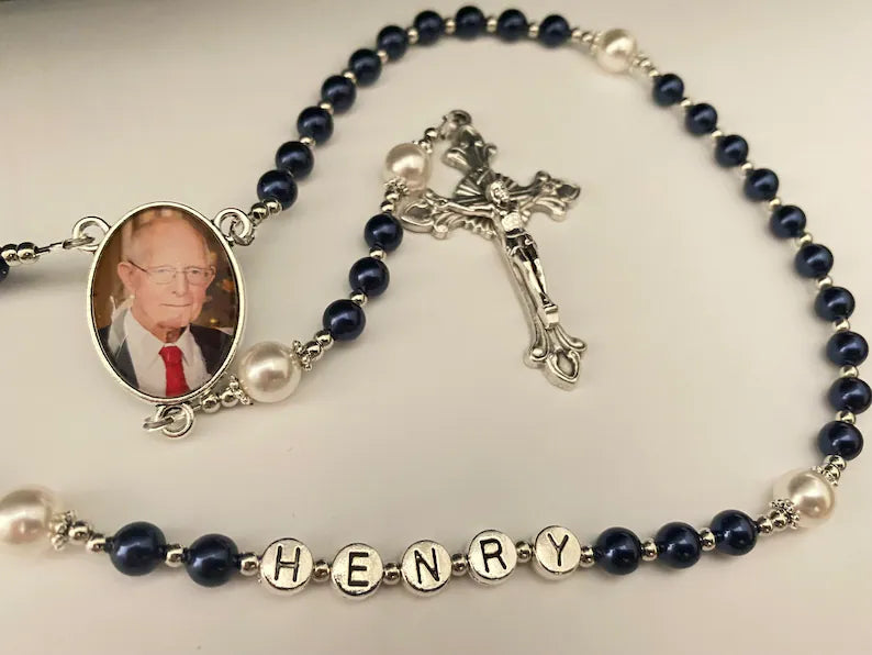 Personalized Rosary | Custom Handmade Rosary with Name Beads – ASUBLIMEIDEA